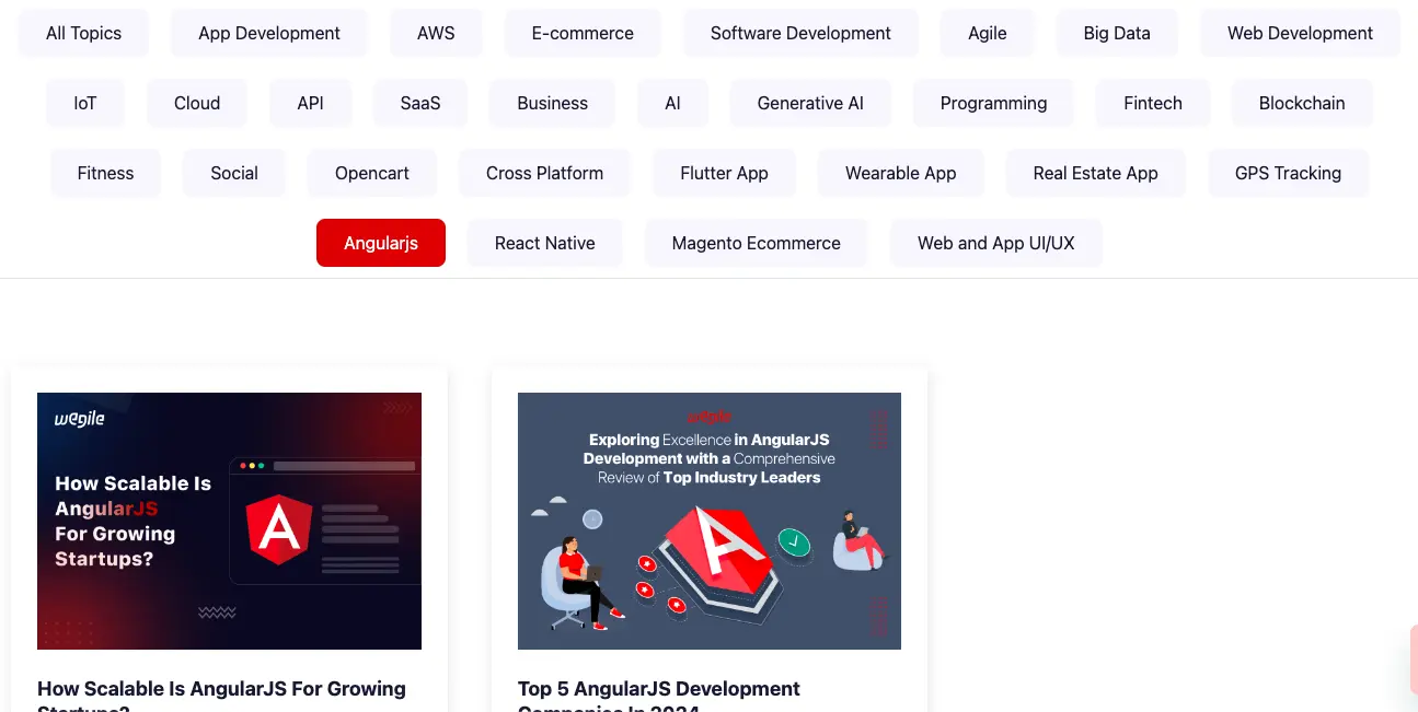 AngularJS Development Insights Wegile Blog