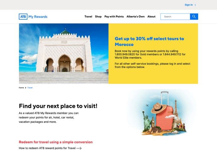 Travel redemption
